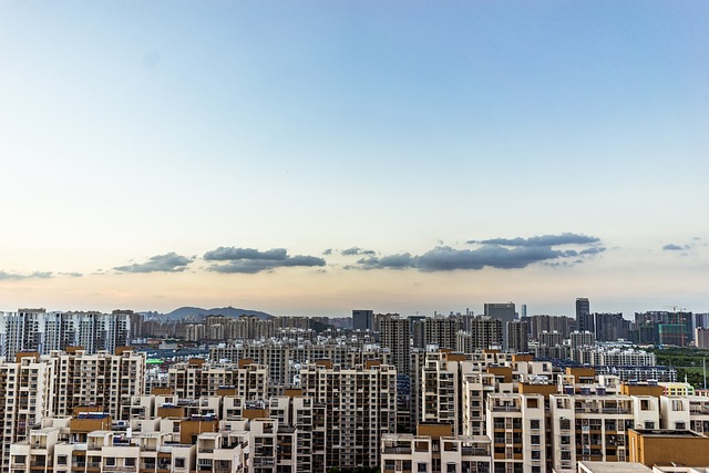 建筑物, 天際線, 天空